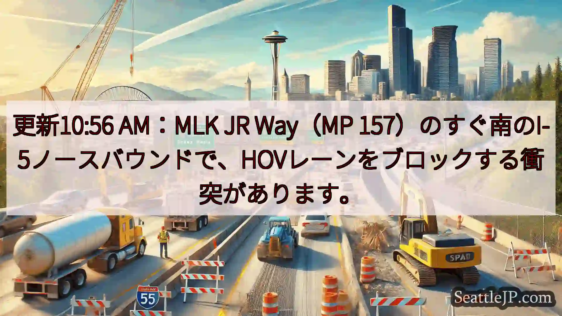 シアトル交通ニュース 更新10:56 AM：MLK JR Way（MP