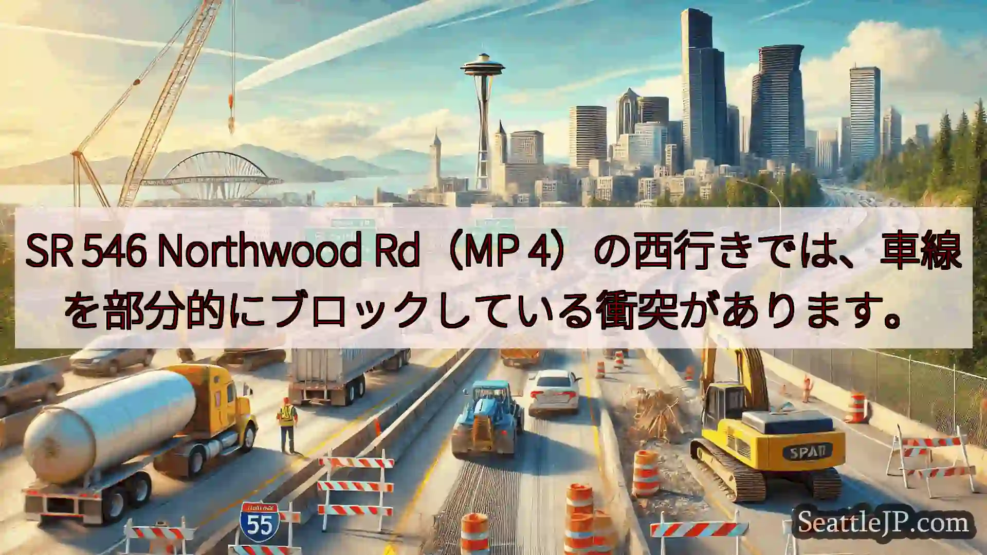 シアトル交通ニュース SR 546 Northwood Rd（MP