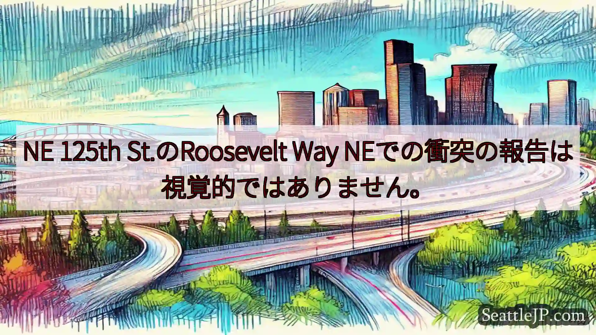 シアトル交通ニュース NE 125th St.のRoosevelt Way