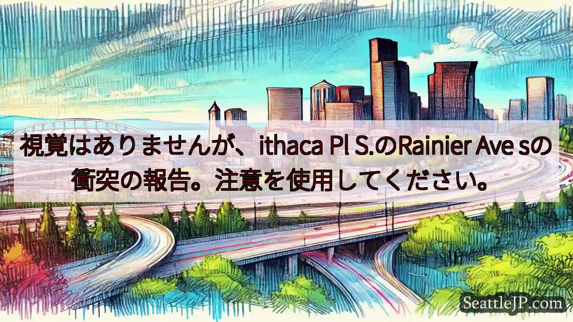 シアトル交通ニュース 視覚はありませんが、ithaca Pl S.のRainier Ave