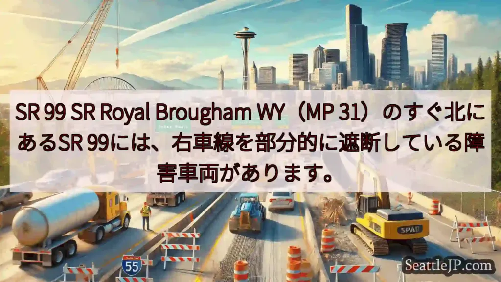 シアトル交通ニュース SR 99 SR Royal Brougham WY（MP