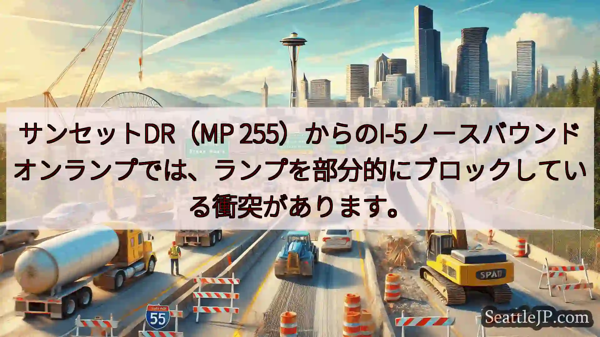 シアトル交通ニュース サンセットDR（MP