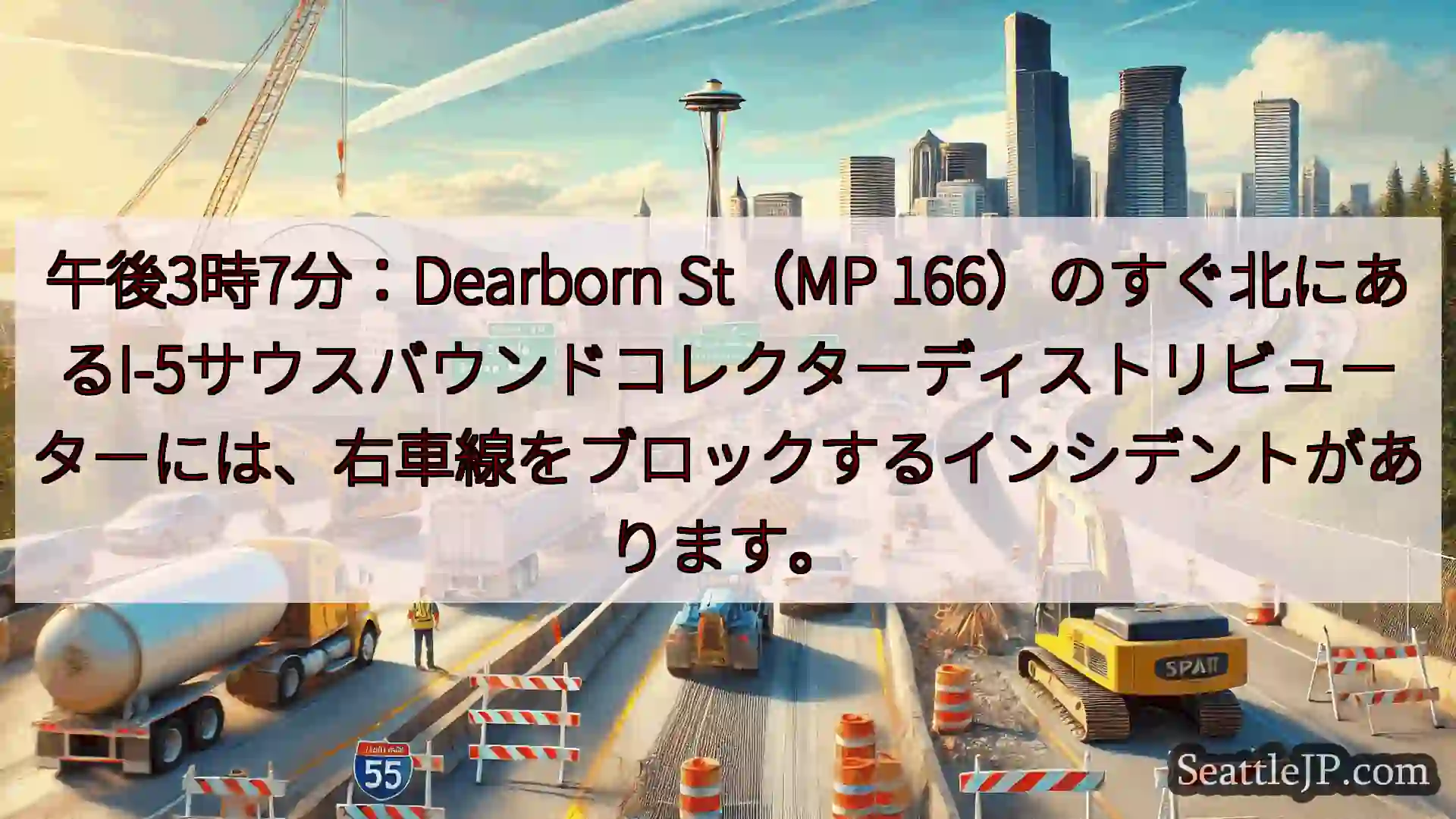 シアトル交通ニュース 午後3時7分：Dearborn St（MP