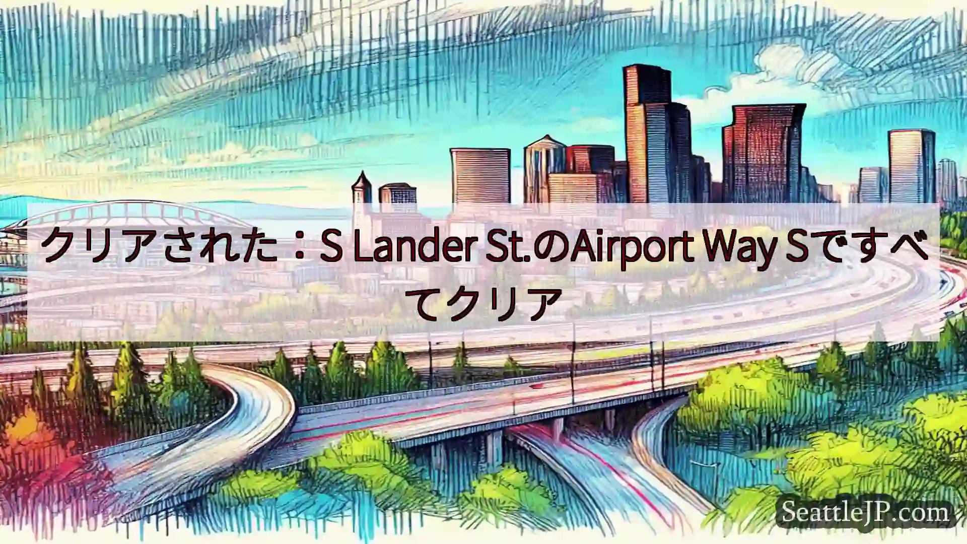シアトル交通ニュース クリアされた：S Lander St.のAirport Way