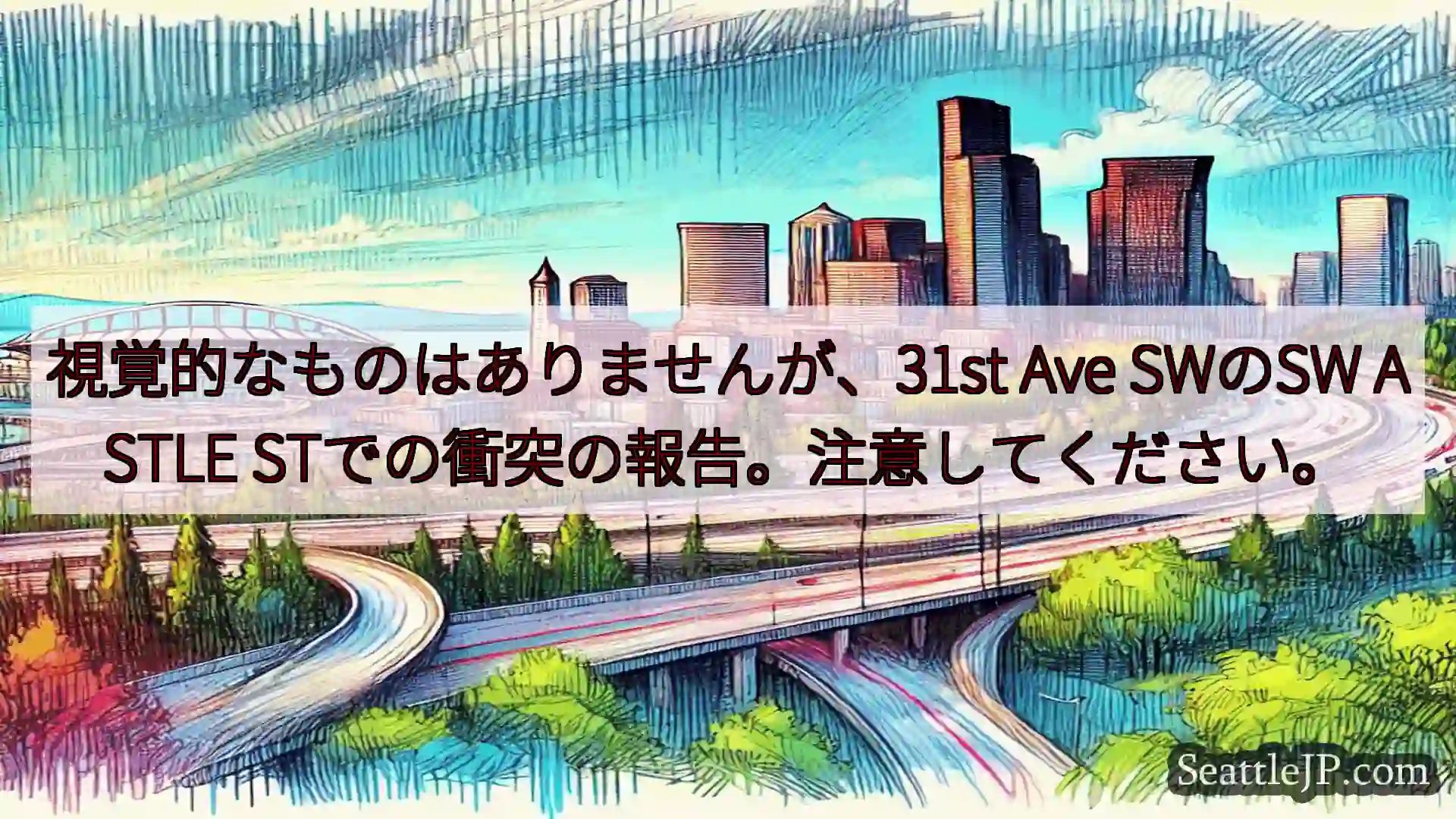 シアトル交通ニュース 視覚的なものはありませんが、31st Ave SWのSW ASTLE