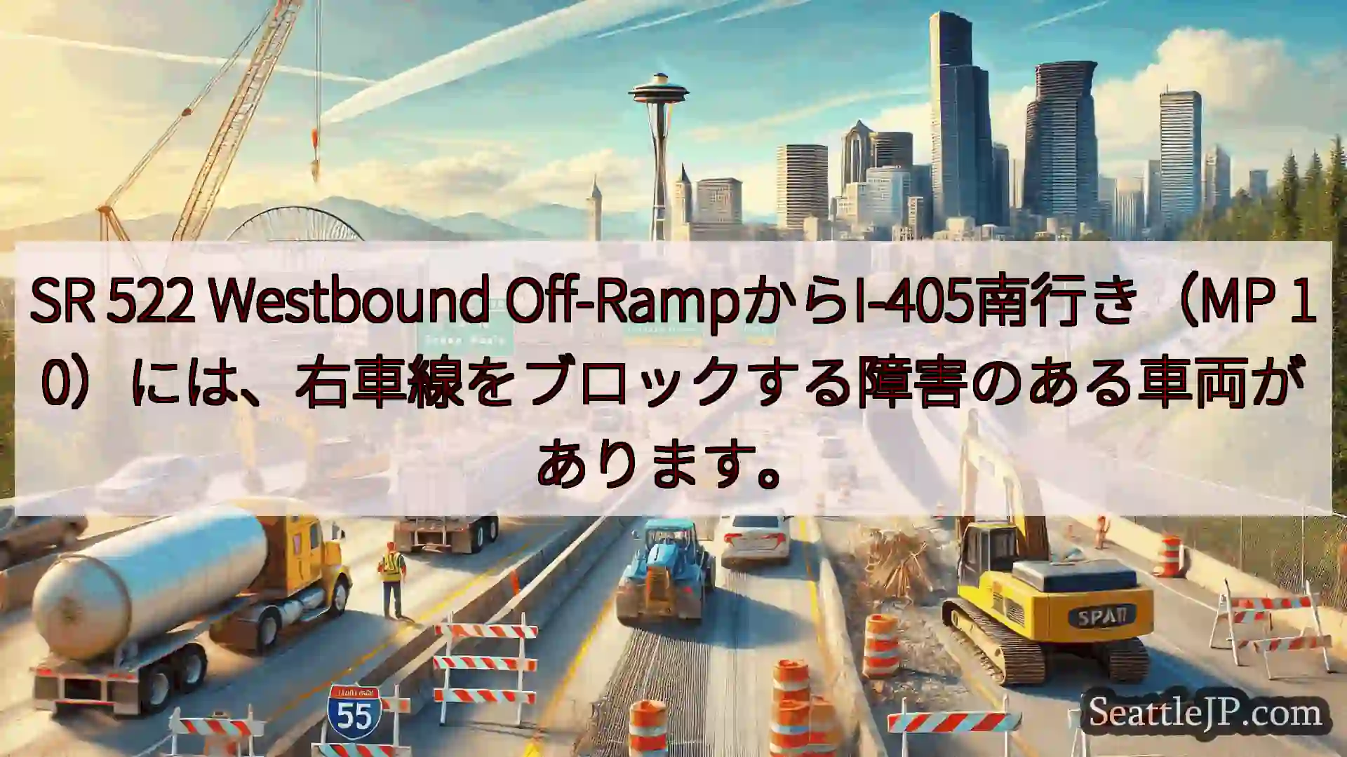 シアトル交通ニュース SR 522 Westbound