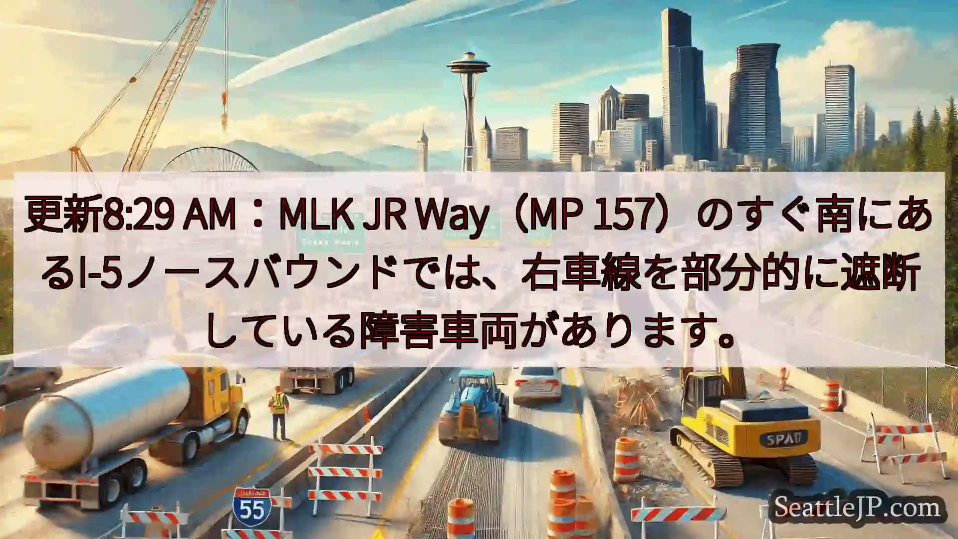 シアトル交通ニュース 更新8:29 AM：MLK JR Way（MP
