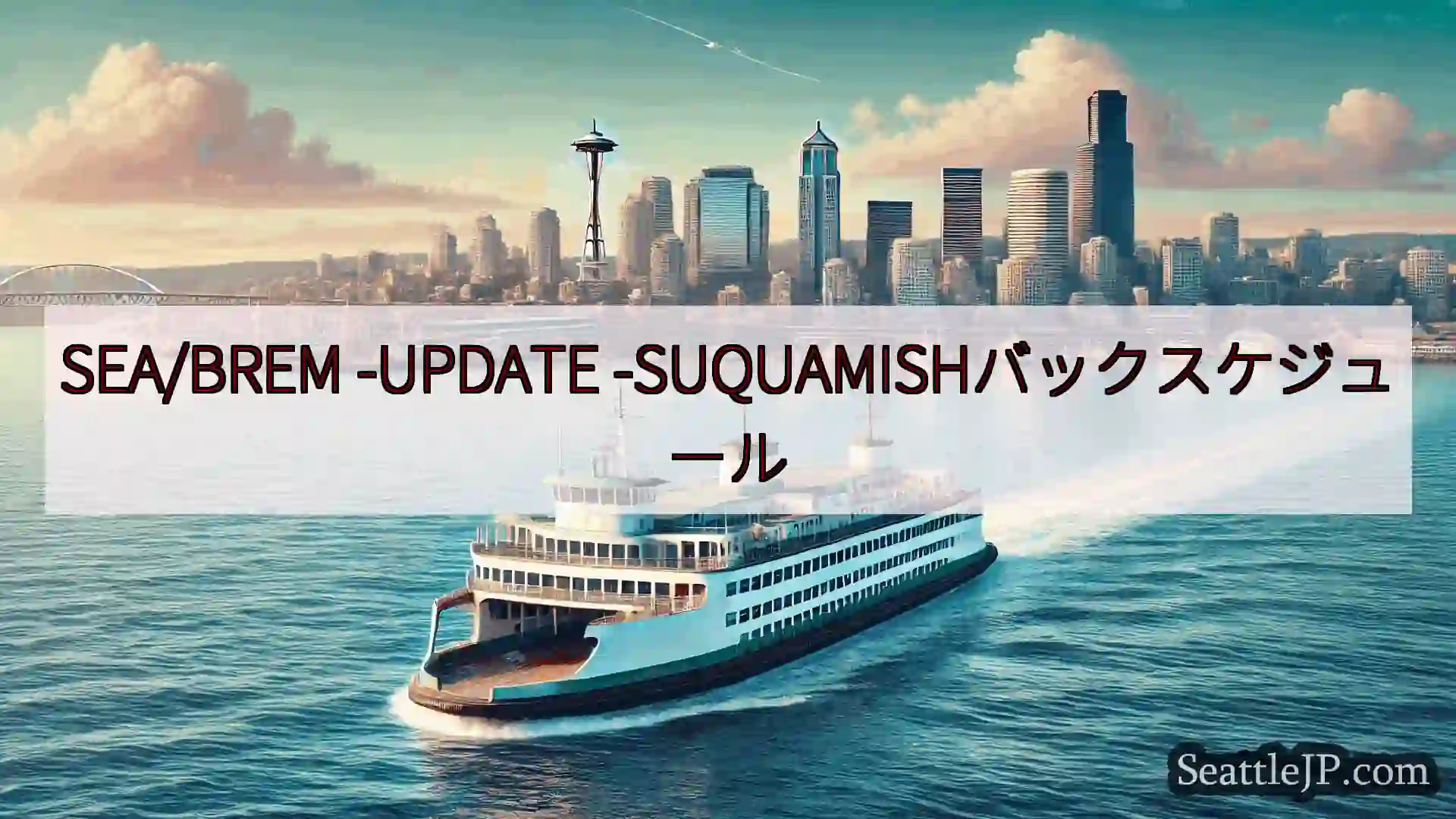 シアトルフェリーニュース SEA/BREM -UPDATE