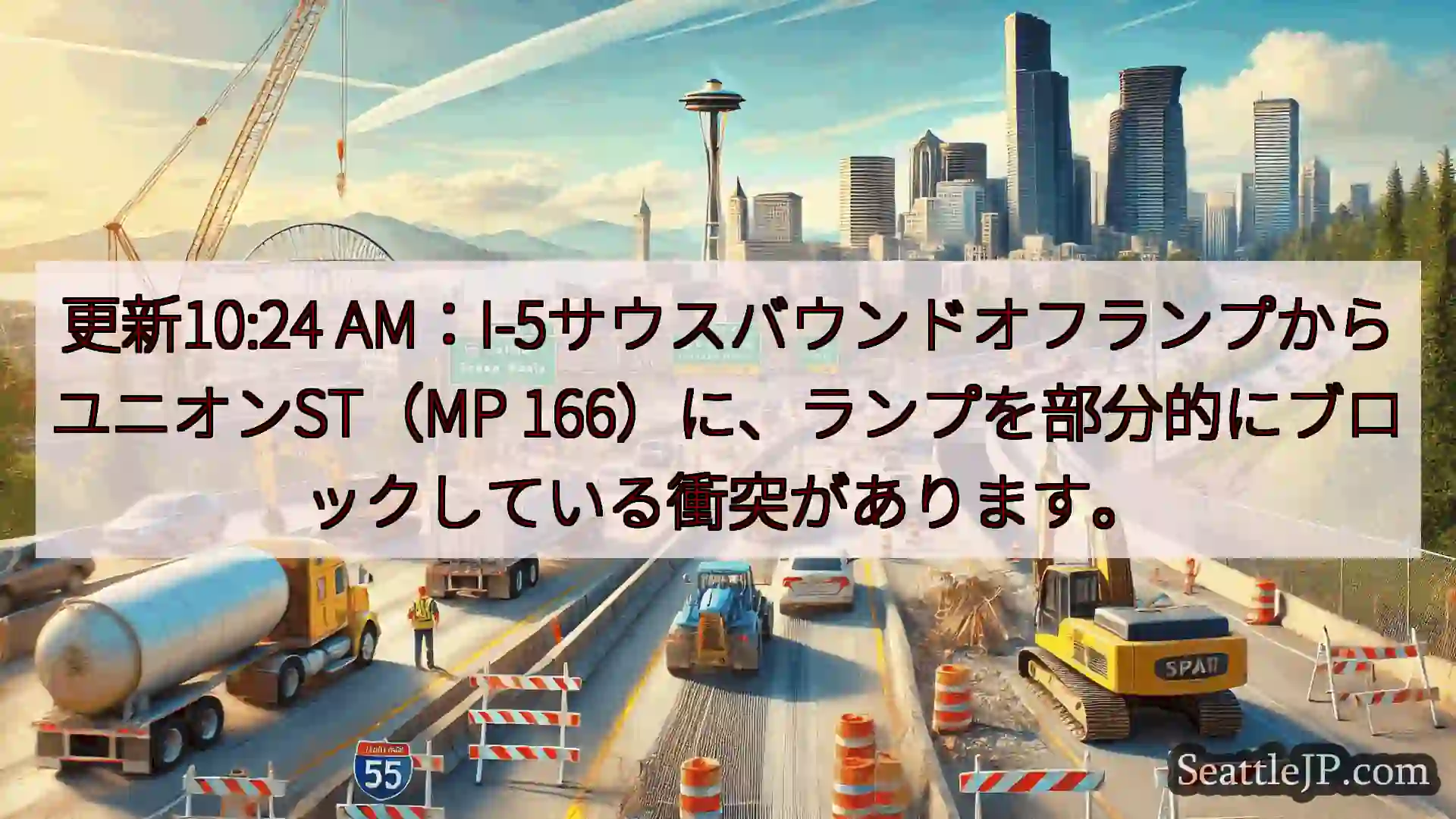 シアトル交通ニュース 更新10:24