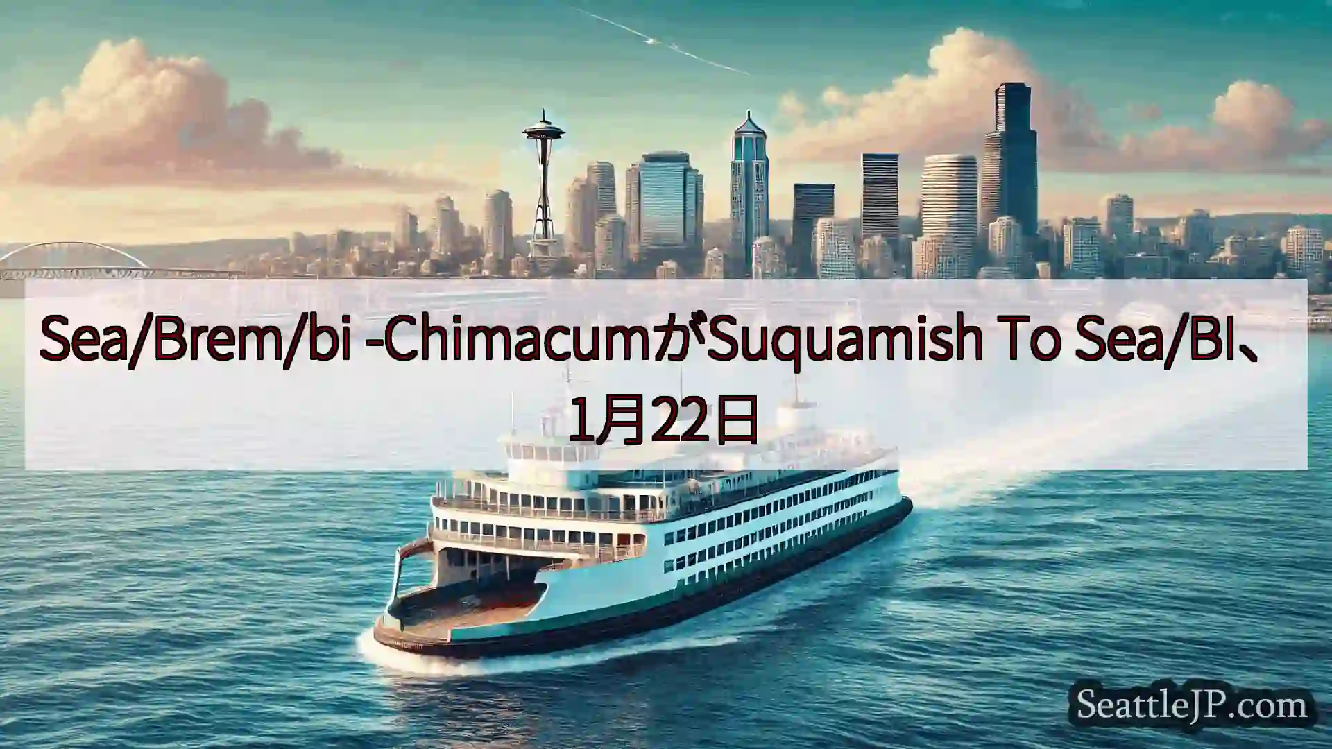 シアトルフェリーニュース Sea/Brem/bi -ChimacumがSuquamish To