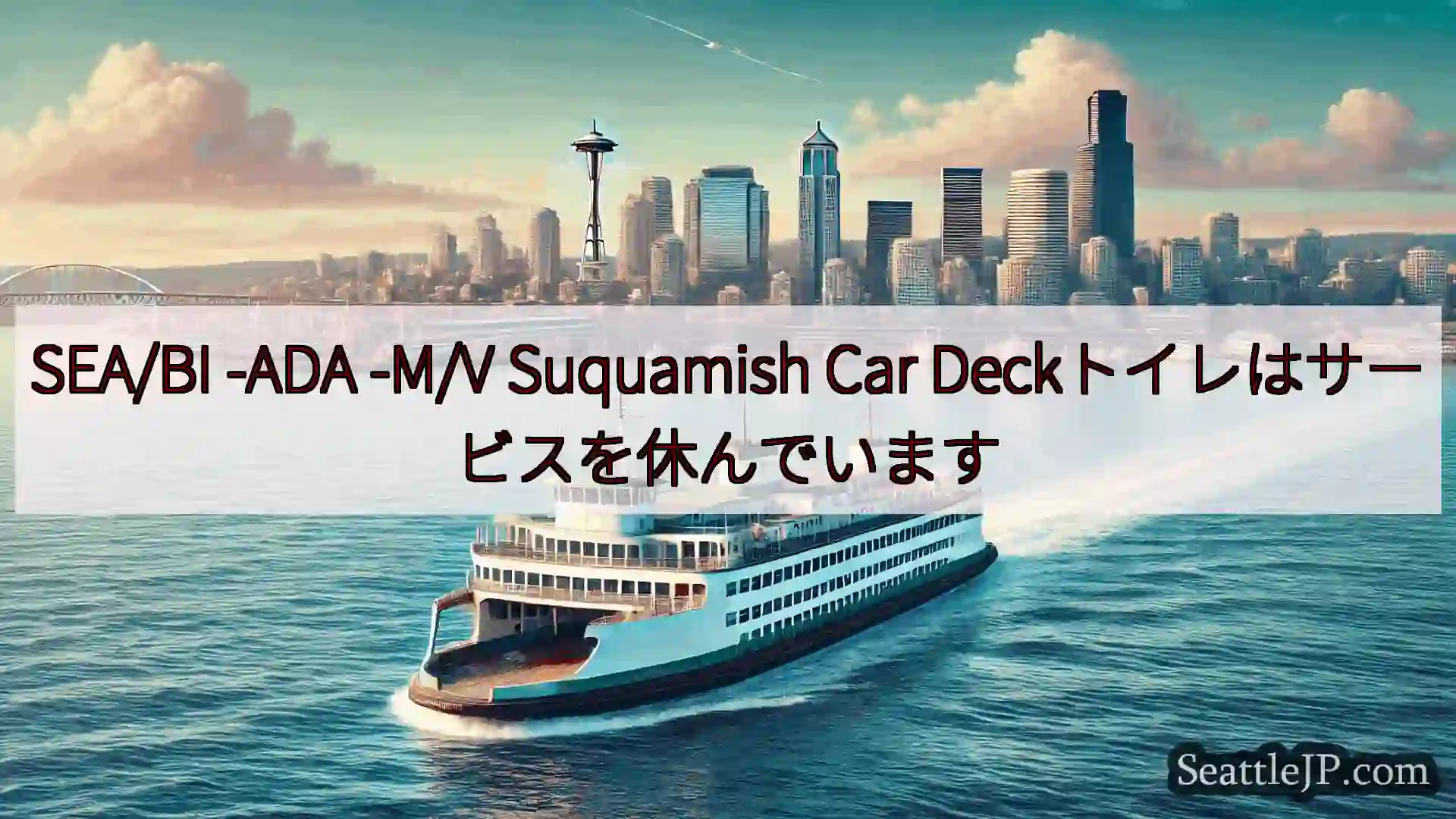 シアトルフェリーニュース SEA/BI -ADA -M/V Suquamish Car