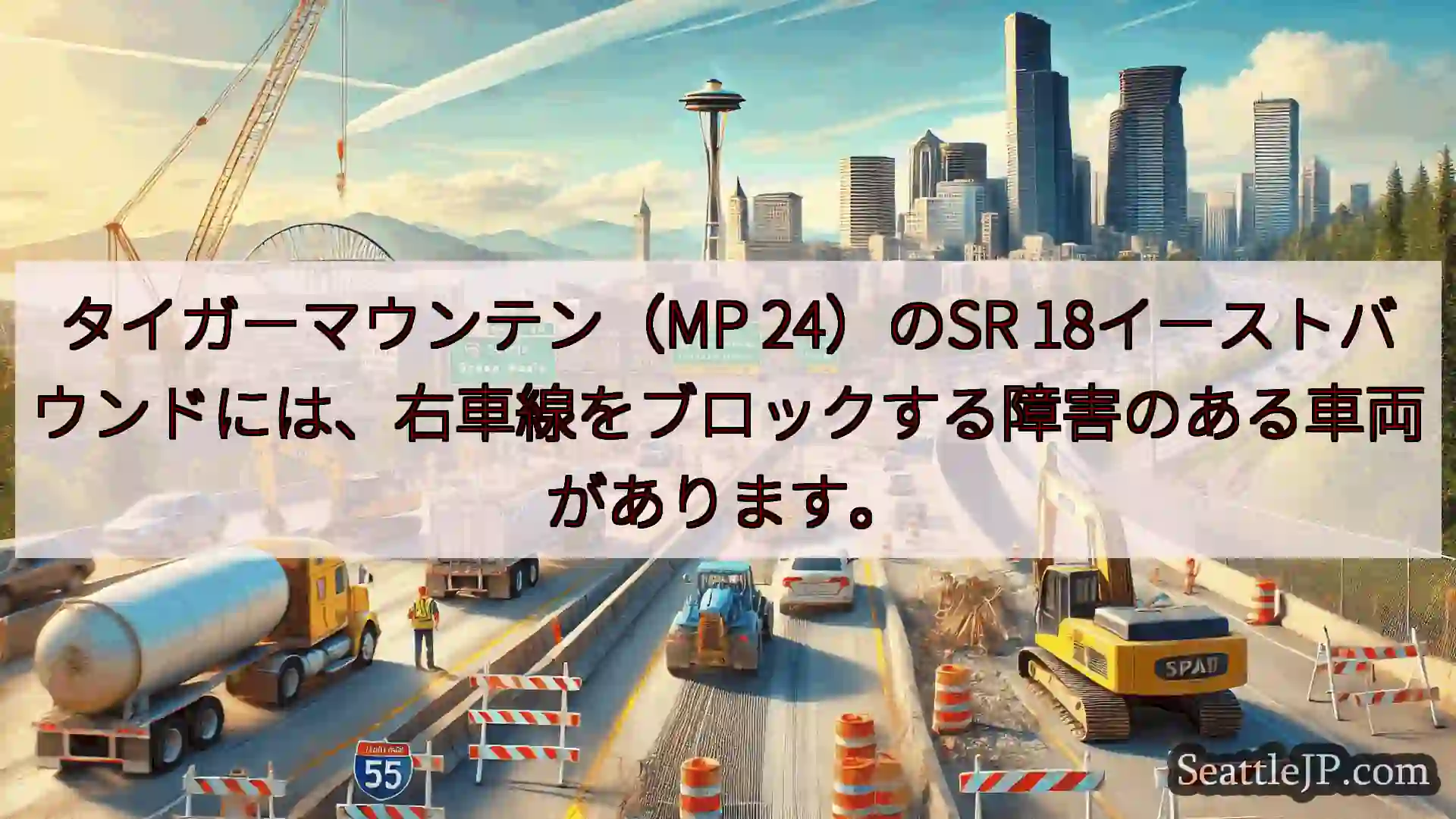 シアトル交通ニュース タイガーマウンテン（MP 24）のSR