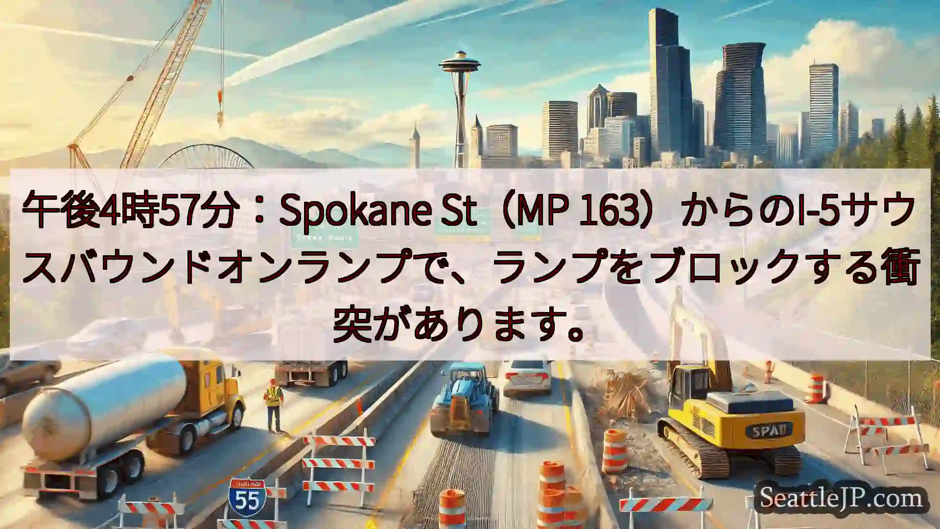 シアトル交通ニュース 午後4時57分：Spokane St（MP