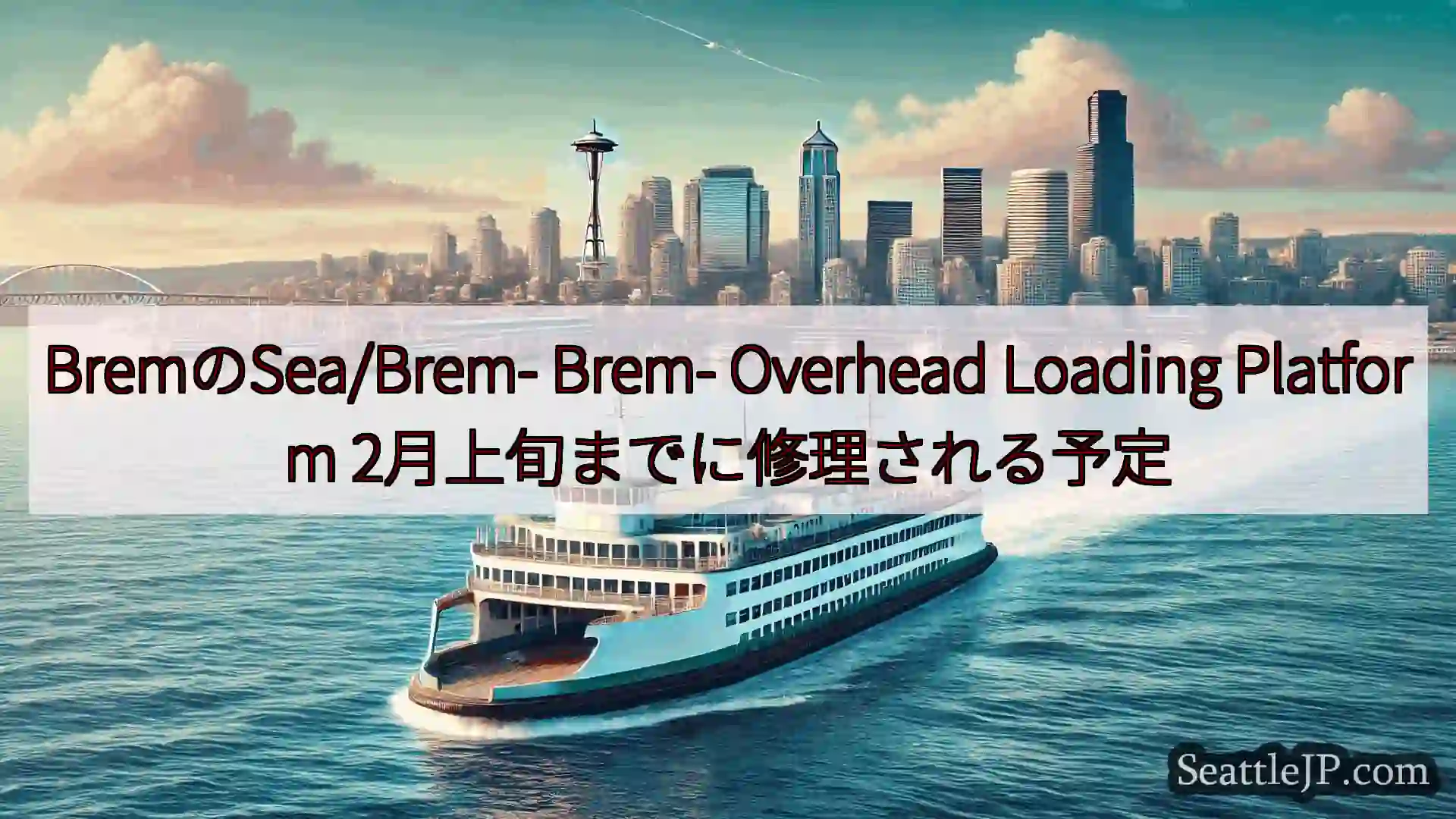 シアトルフェリーニュース BremのSea/Brem- Brem- Overhead