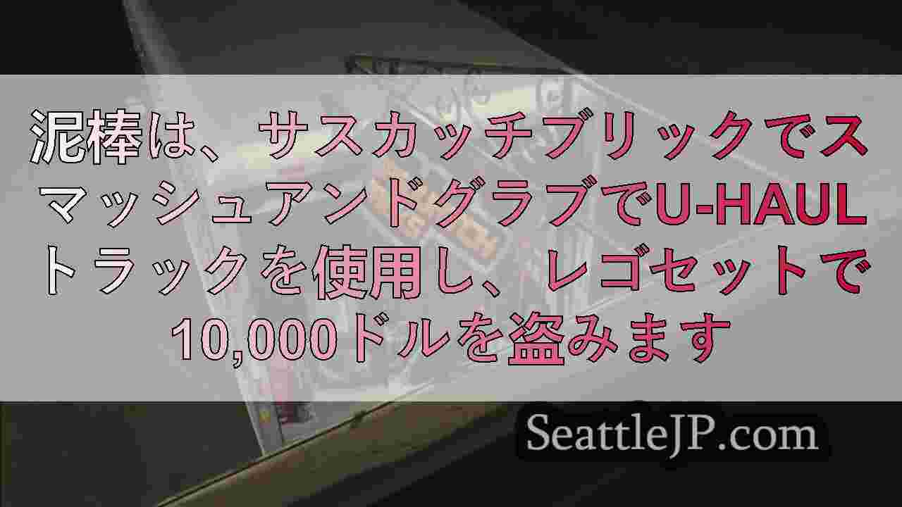 泥棒は、サスカッチブリックでスマッシュアンドグラブでU-Haulトラックを使用し