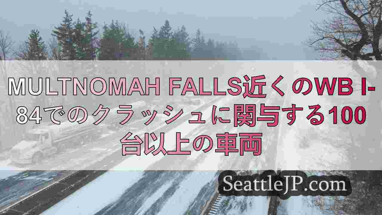 Multnomah Falls近くのWB