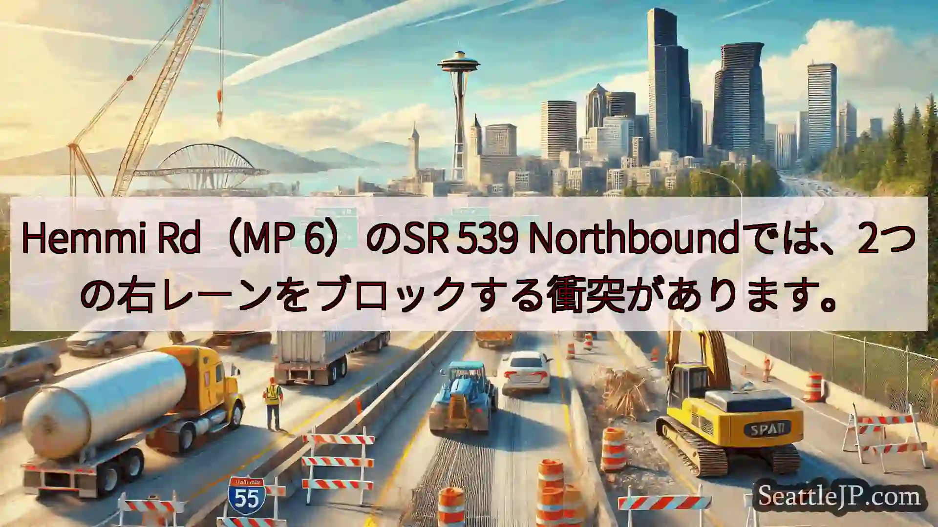 シアトル交通ニュース Hemmi Rd（MP 6）のSR 539