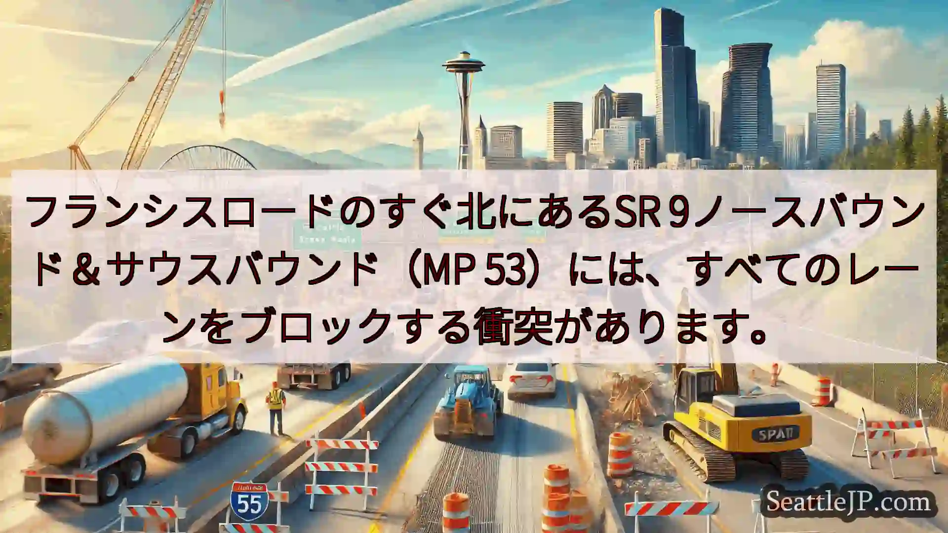 シアトル交通ニュース フランシスロードのすぐ北にあるSR