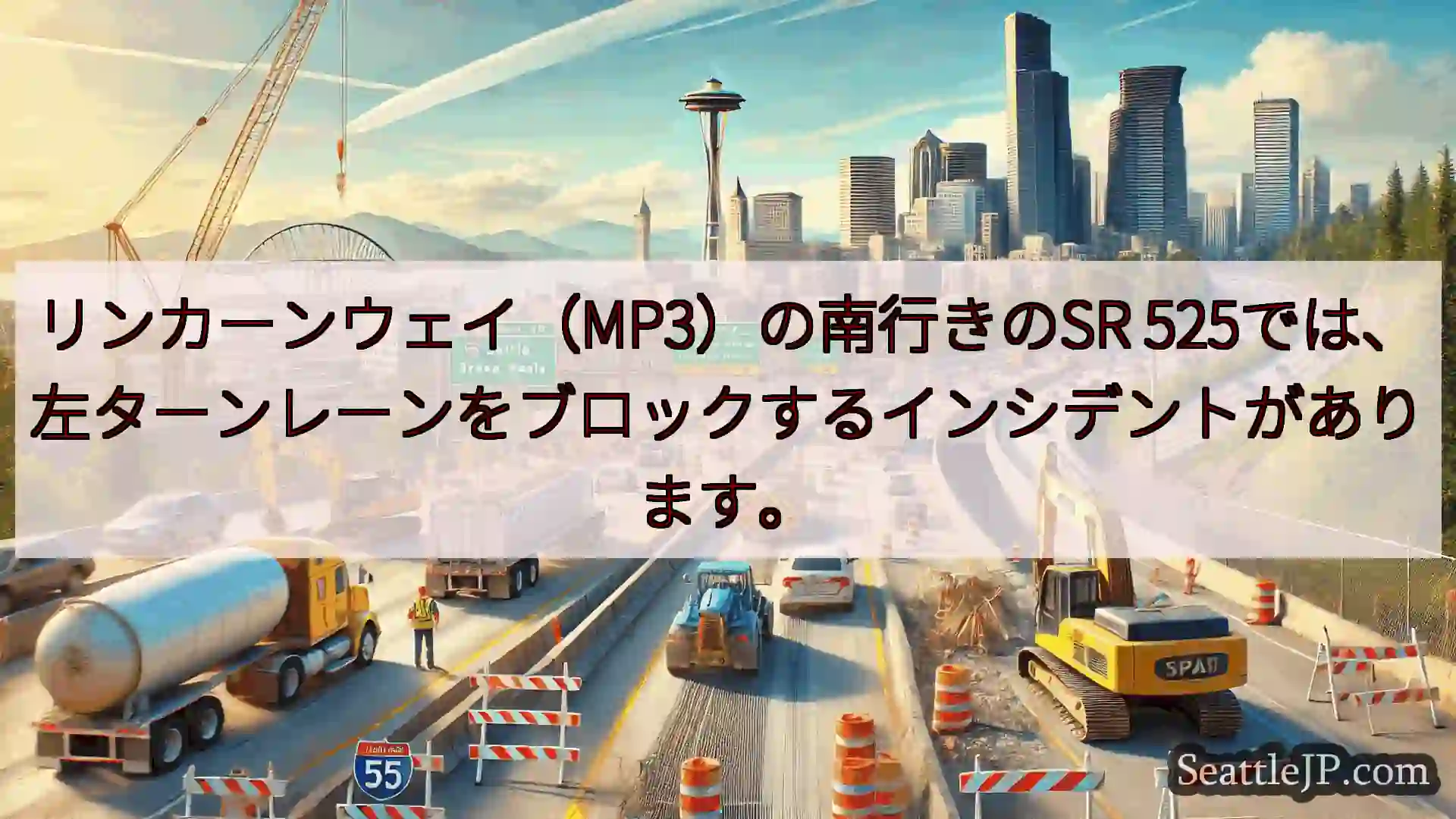 シアトル交通ニュース リンカーンウェイ（MP3）の南行きのSR