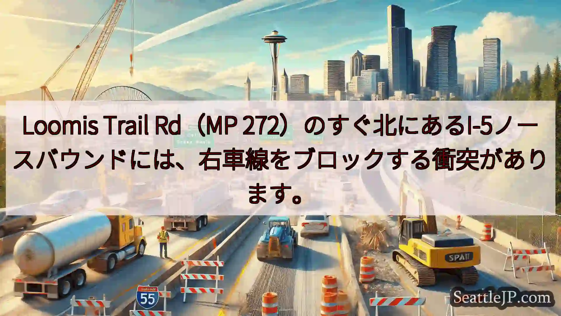 シアトル交通ニュース Loomis Trail Rd（MP