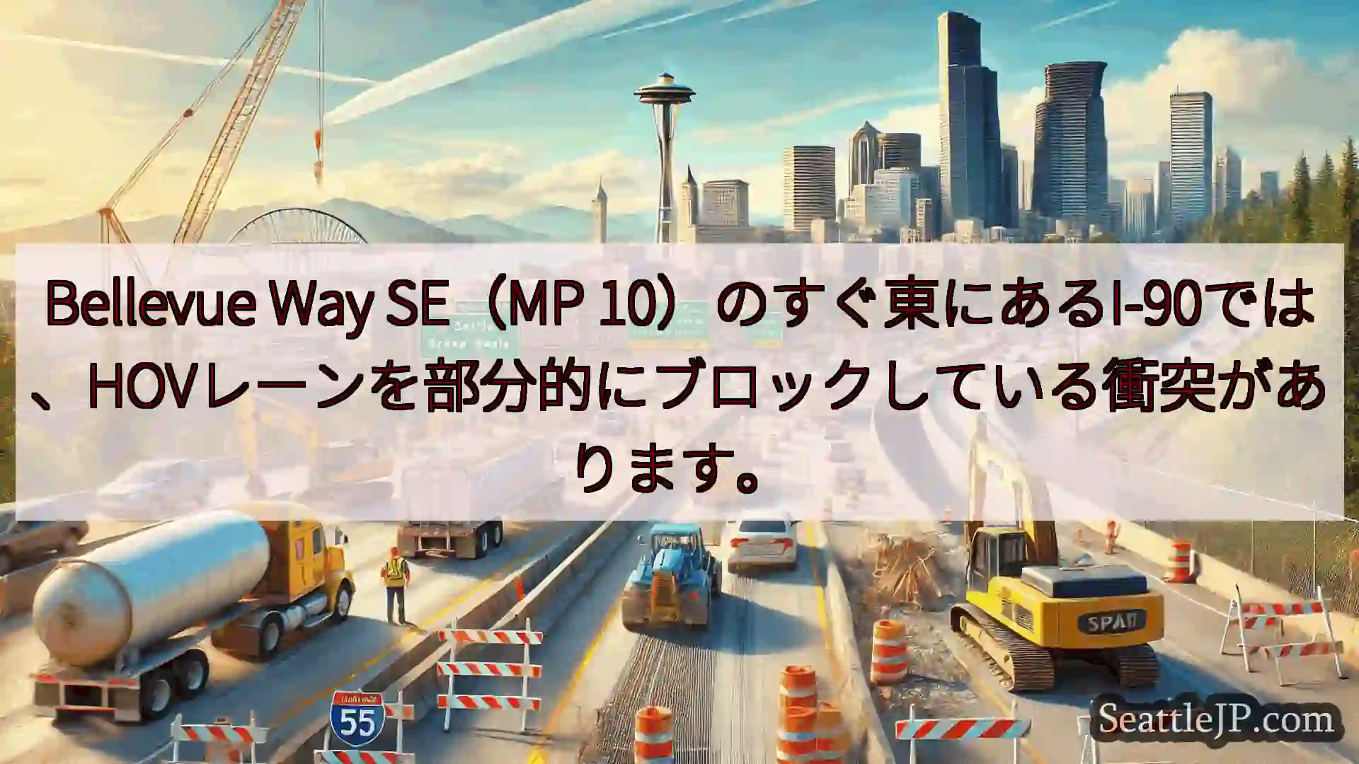 シアトル交通ニュース Bellevue Way SE（MP
