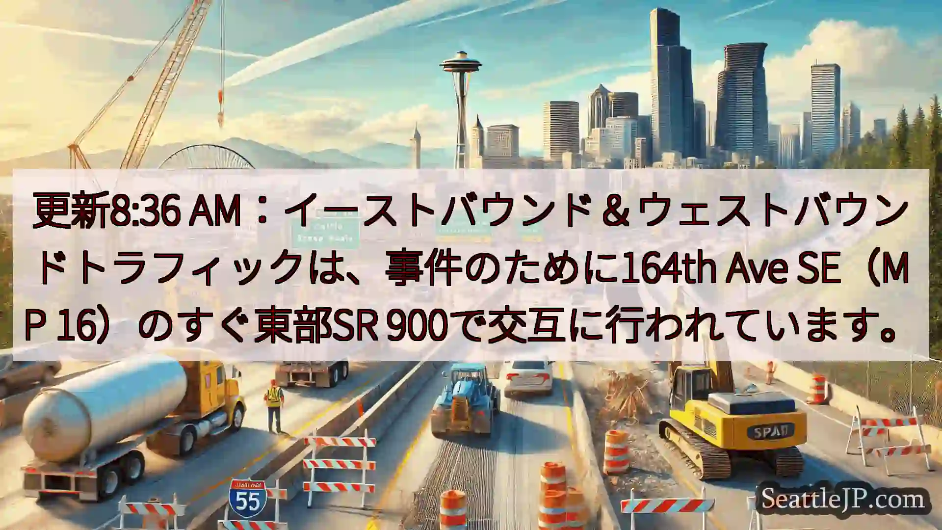 シアトル交通ニュース 更新8:36