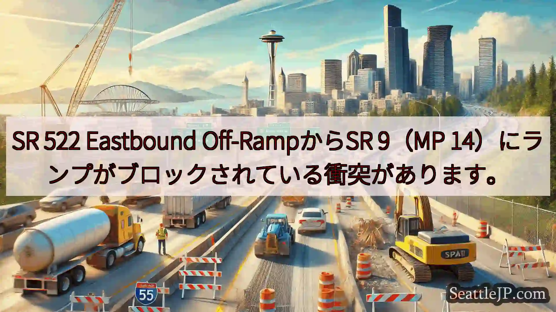 シアトル交通ニュース SR 522 Eastbound Off-RampからSR 9（MP