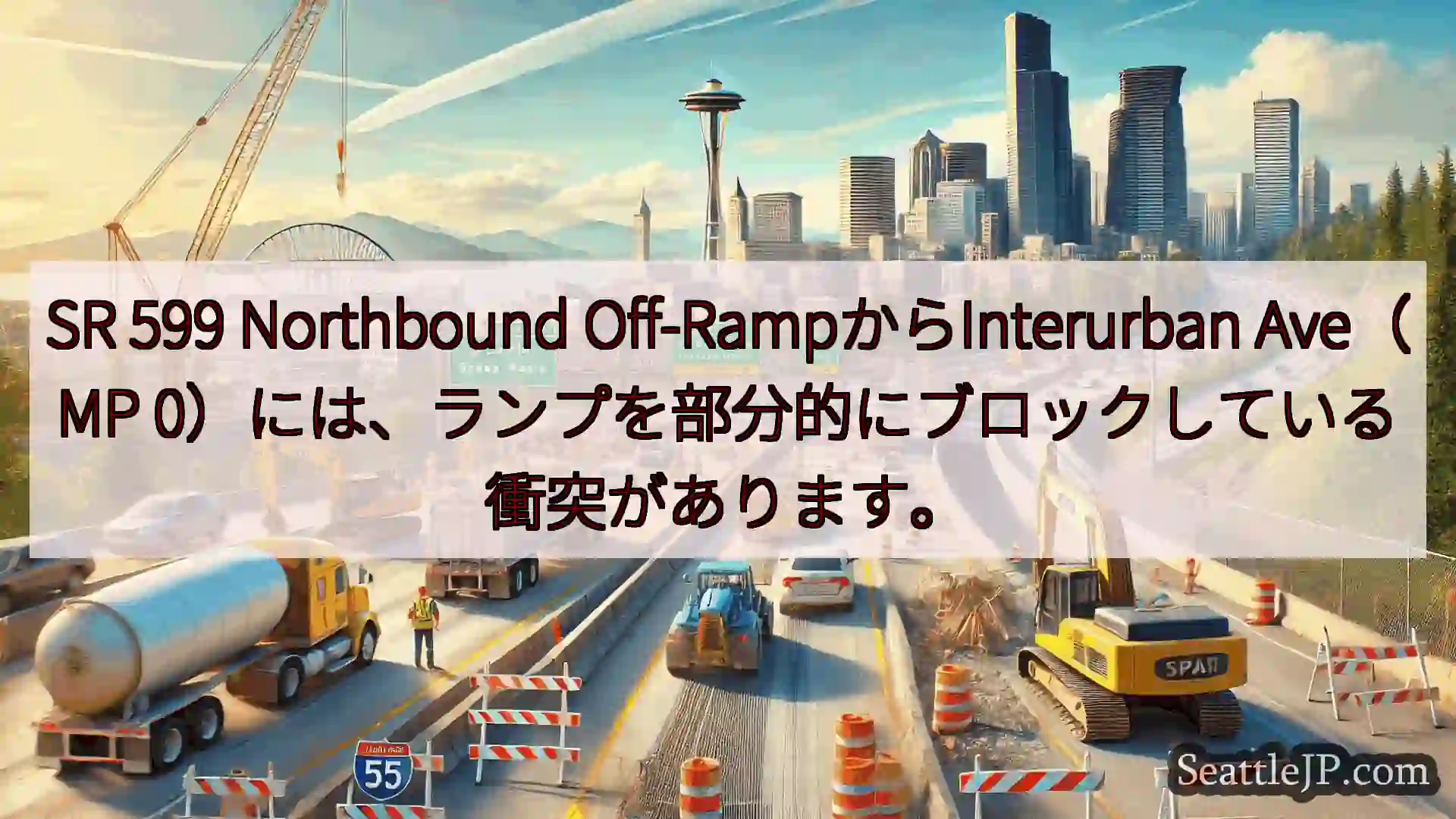 シアトル交通ニュース SR 599 Northbound