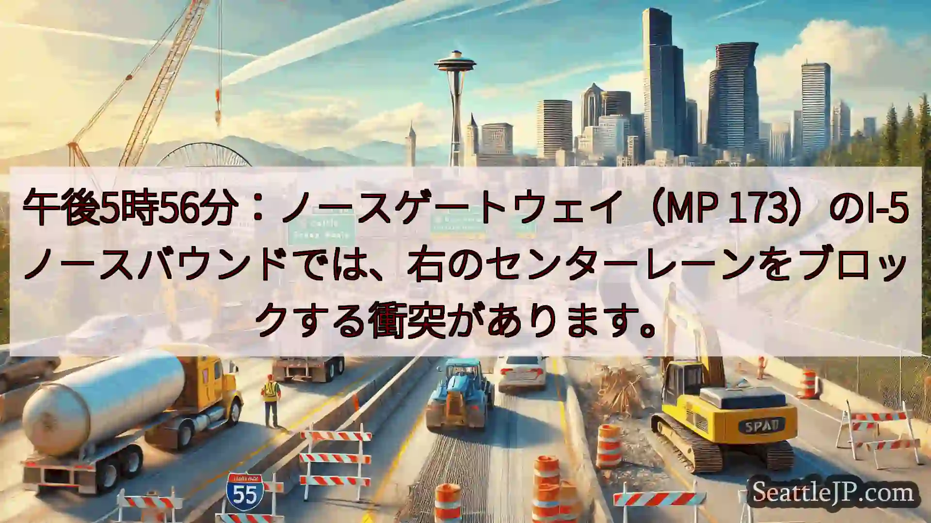 シアトル交通ニュース 午後5時56分：ノースゲートウェイ（MP