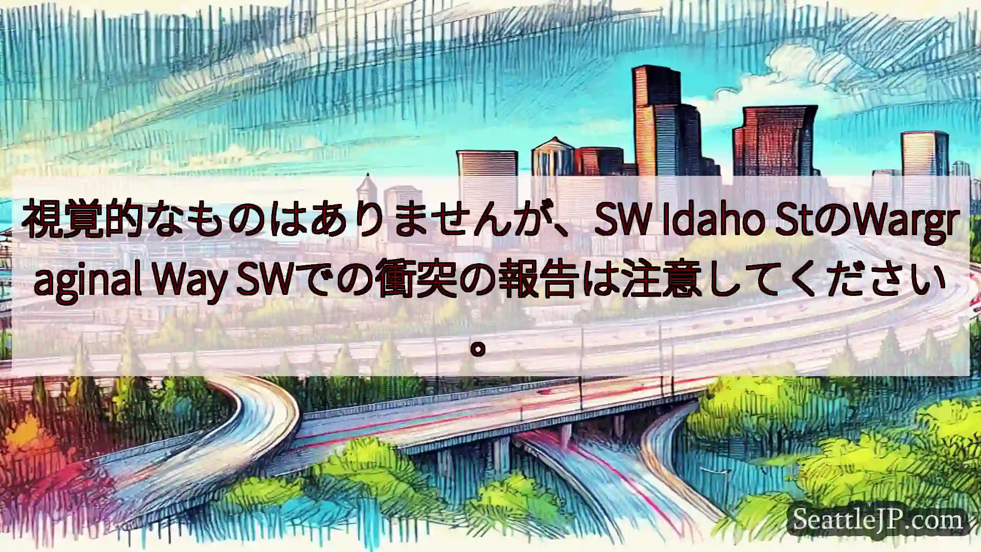 視覚的なものはありませんが、SW Idaho StのWargraginal Way