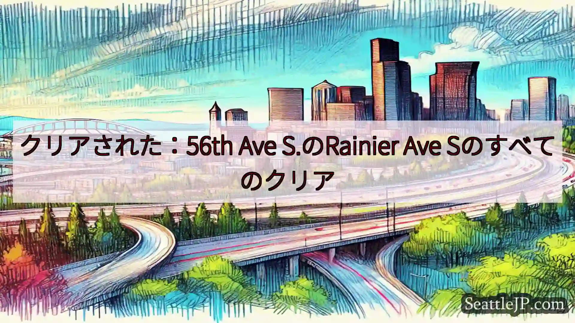 クリアされた：56th Ave S.のRainier Ave Sのすべてのクリア
