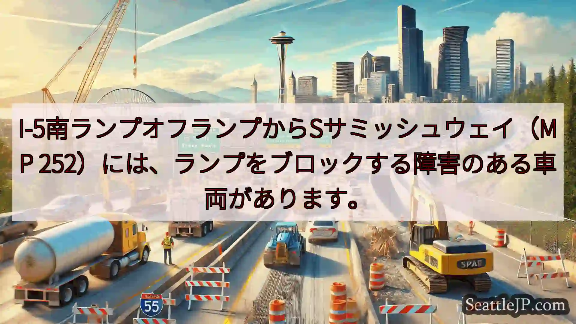 I-5南ランプオフランプからSサミッシュウェイ（MP