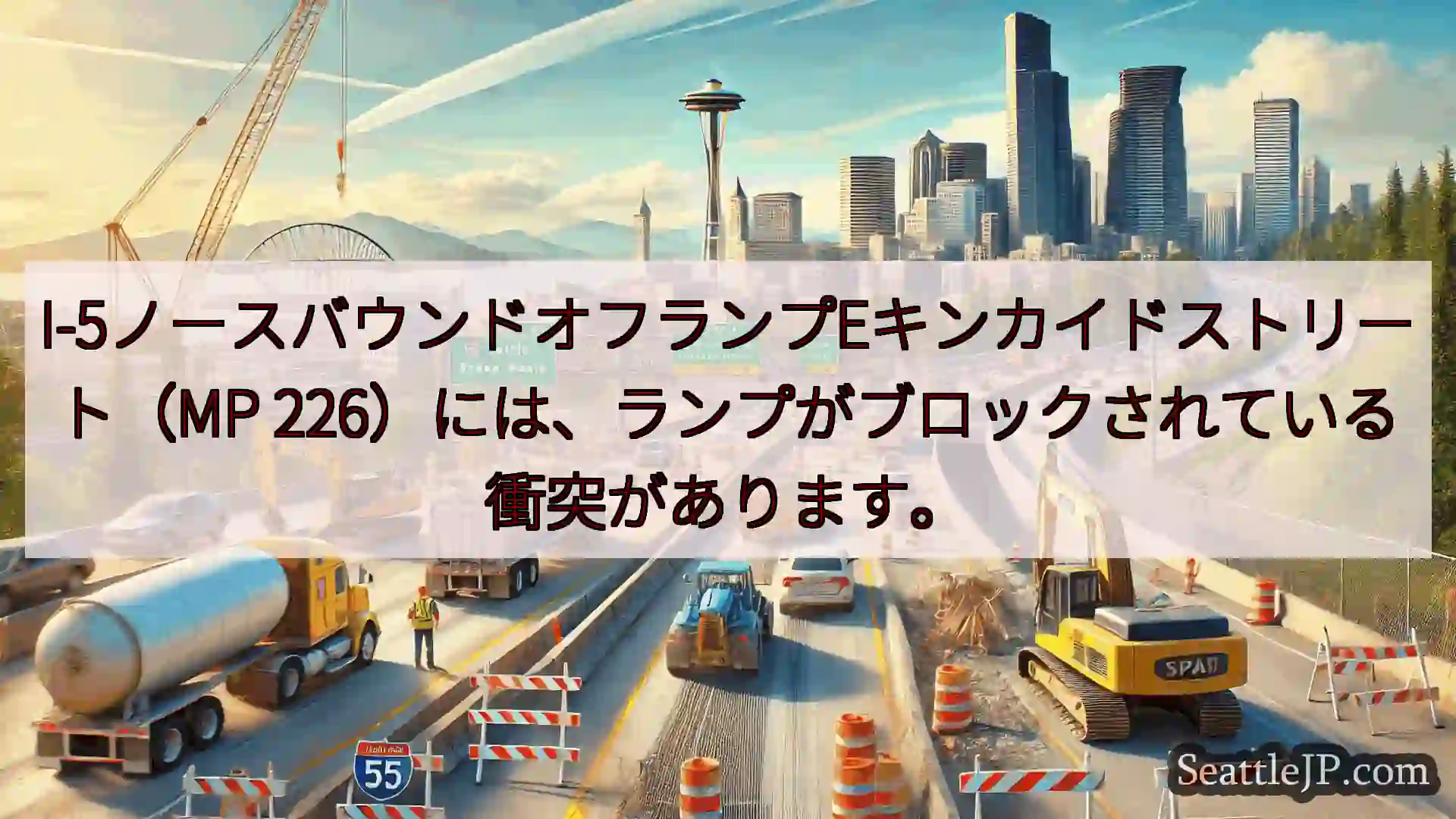 I-5ノースバウンドオフランプEキンカイドストリート（MP