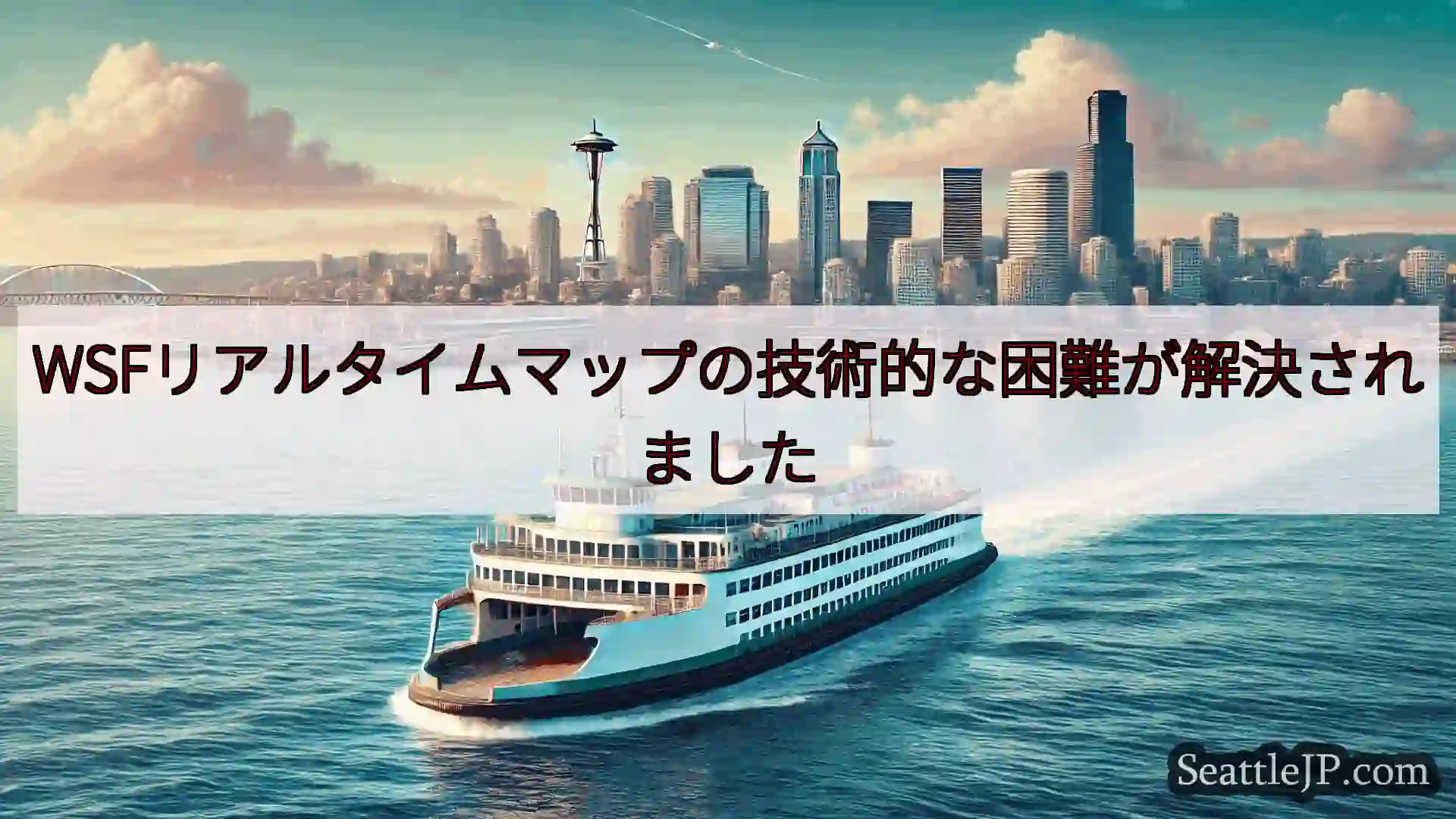 WSFリアルタイムマップの技術的な困難が解決されましたhttps://wsdot.com/ferri