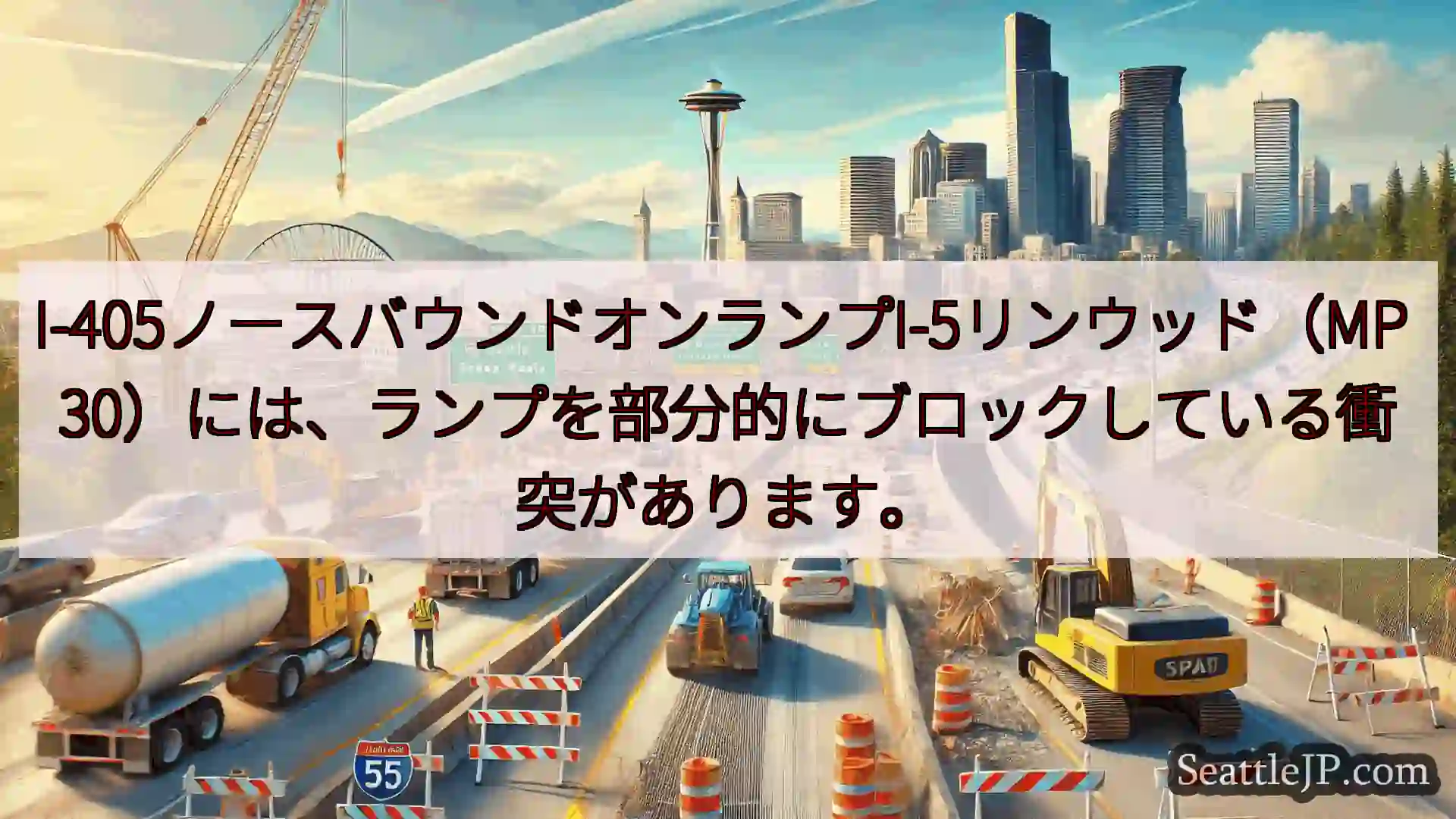 I-405ノースバウンドオンランプI-5リンウッド（MP