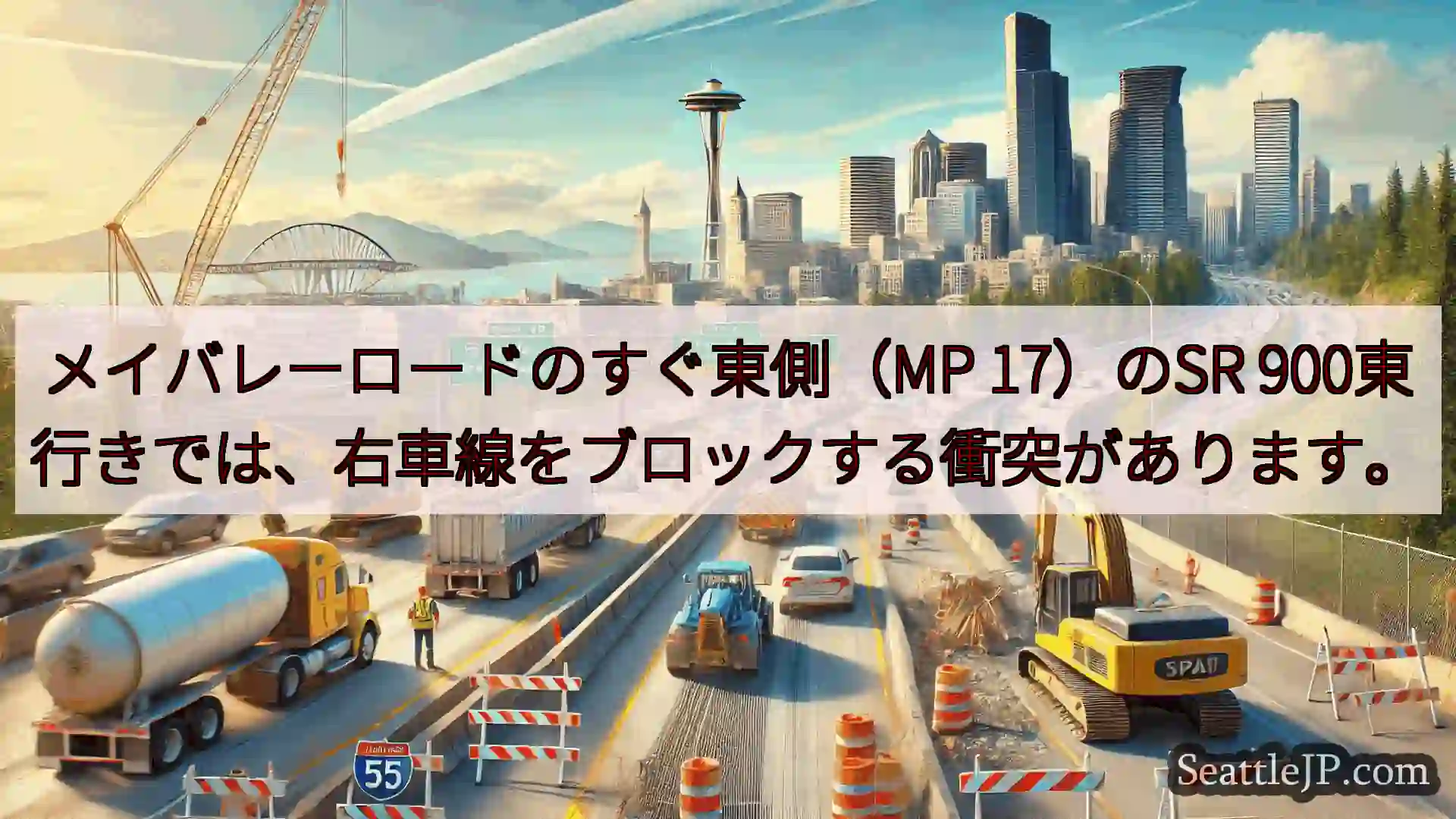 メイバレーロードのすぐ東側（MP 17）のSR