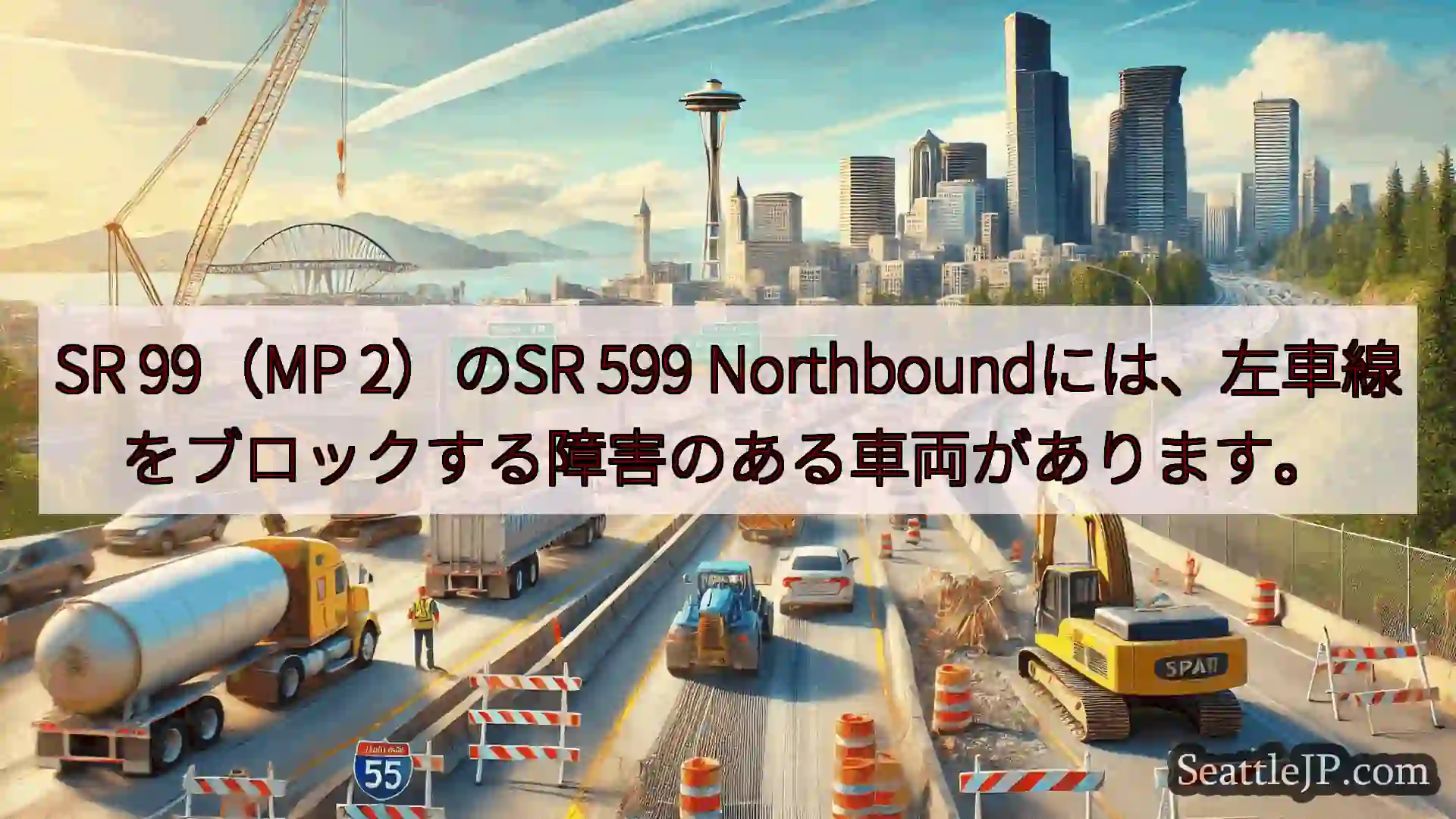 SR 99（MP 2）のSR 599