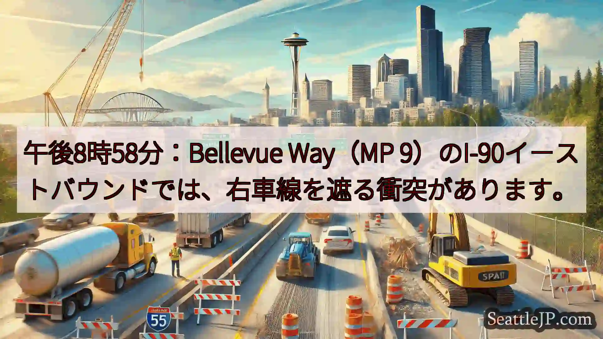 午後8時58分：Bellevue Way（MP