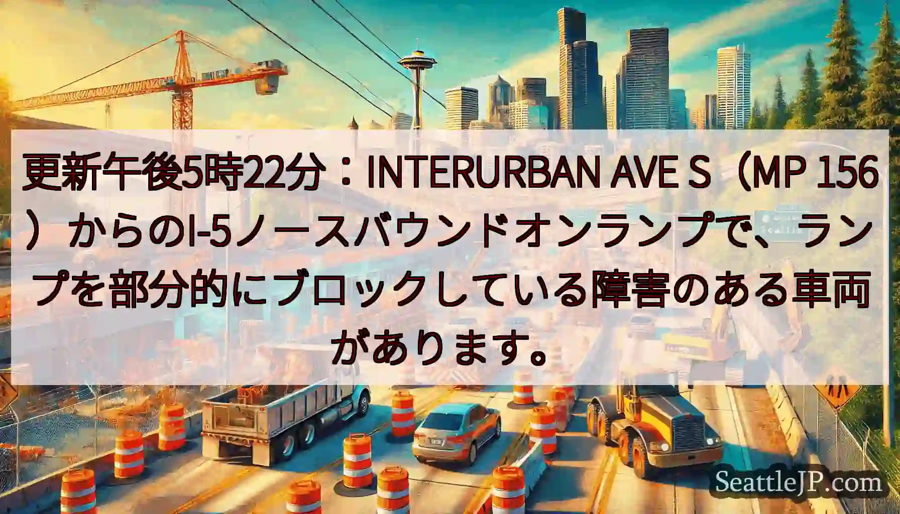 更新午後5時22分：INTERURBAN AVE S（MP