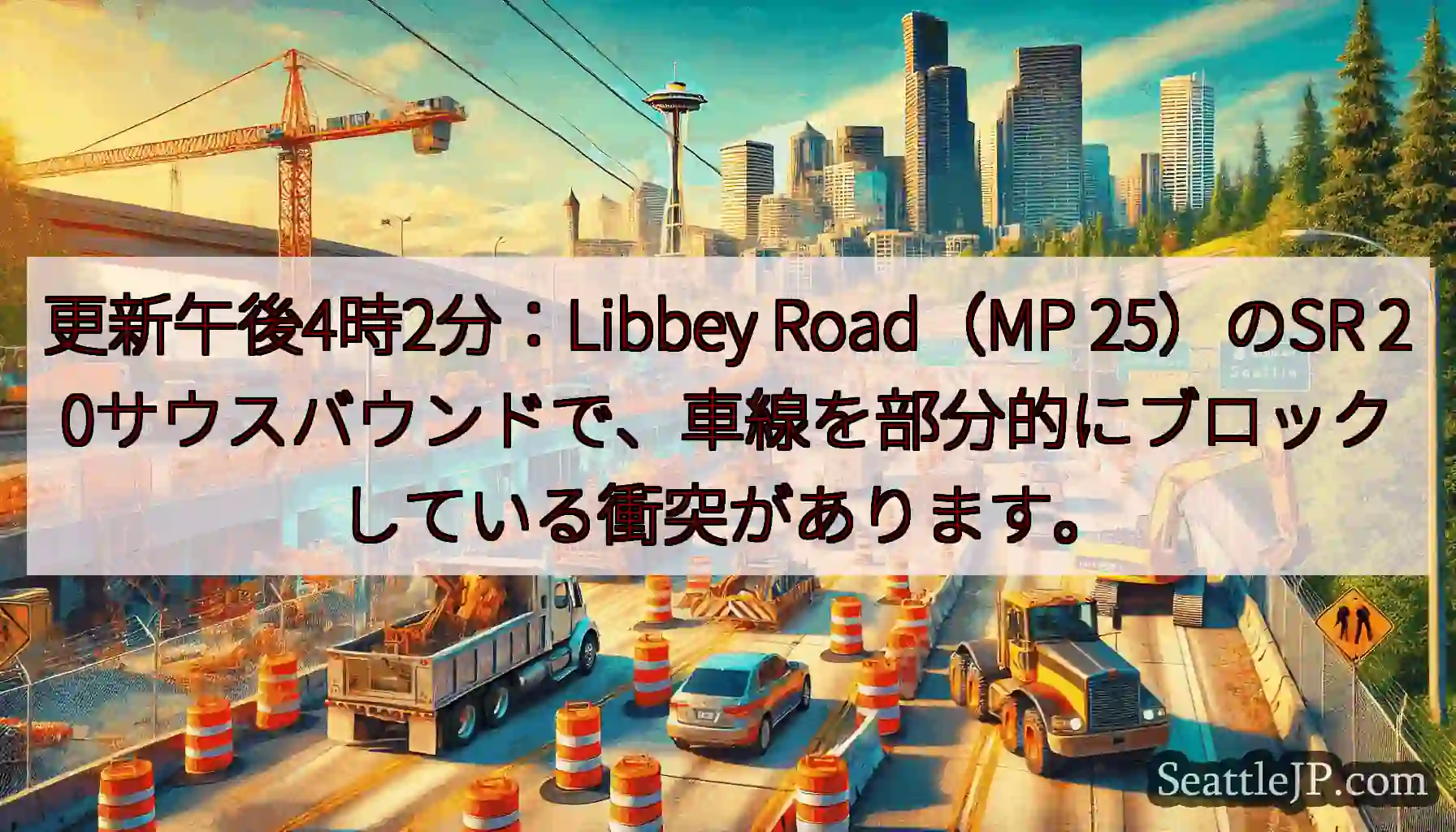 更新午後4時2分：Libbey Road（MP 25）のSR