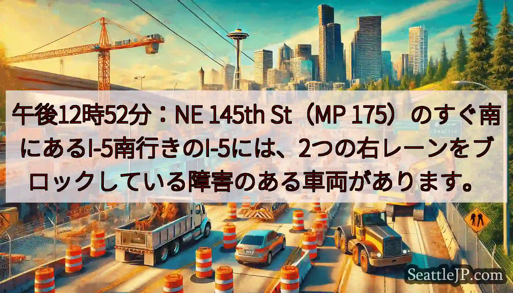 午後12時52分：NE 145th St（MP