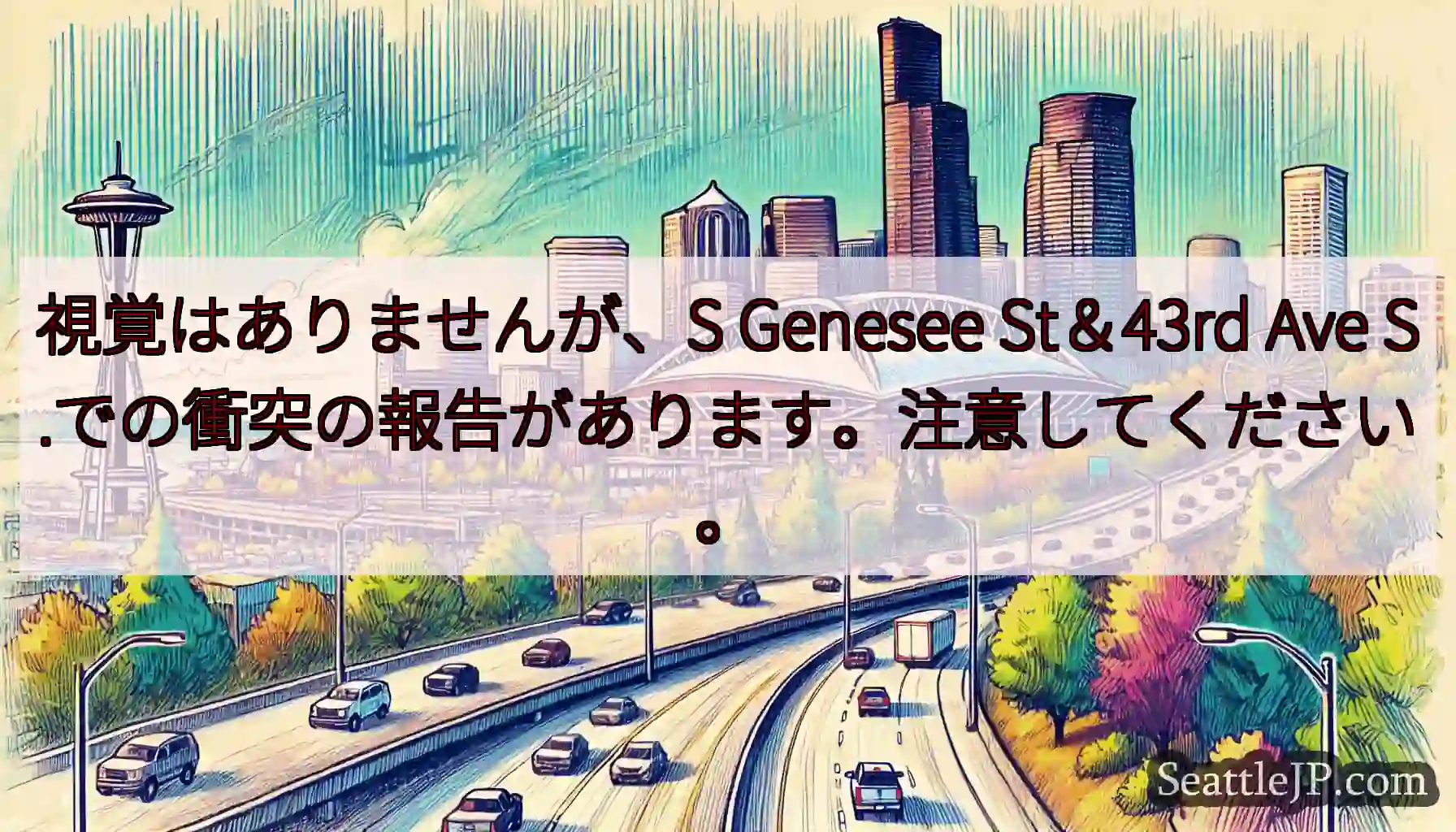 視覚はありませんが、S Genesee St＆43rd Ave