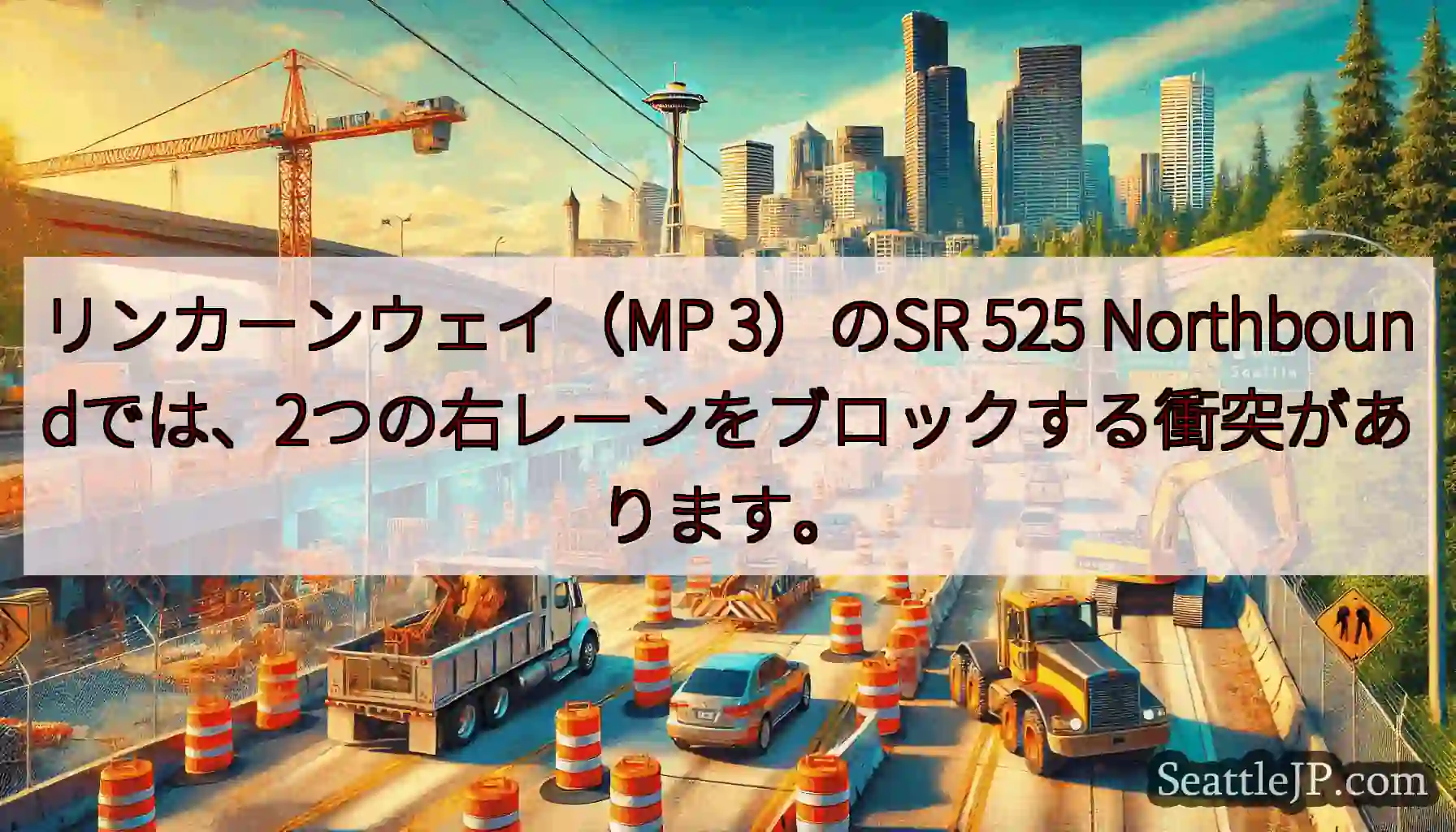 リンカーンウェイ（MP 3）のSR 525