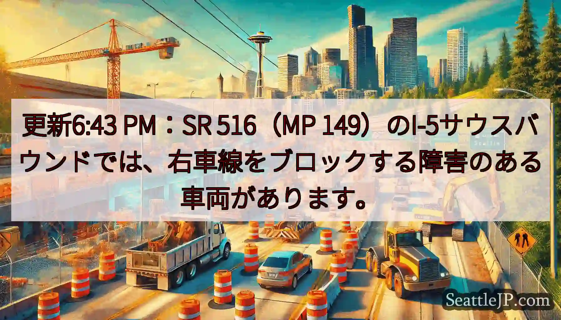 更新6:43 PM：SR 516（MP