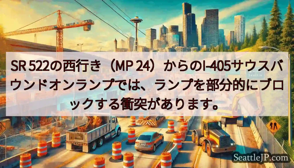 SR 522の西行き（MP