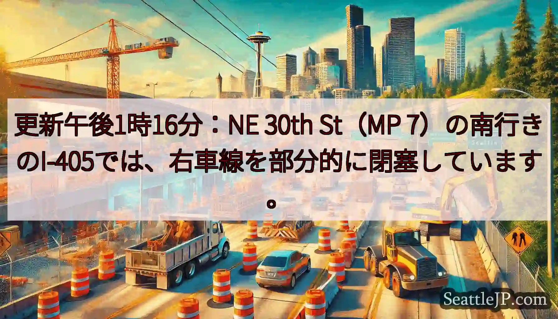 更新午後1時16分：NE 30th St（MP