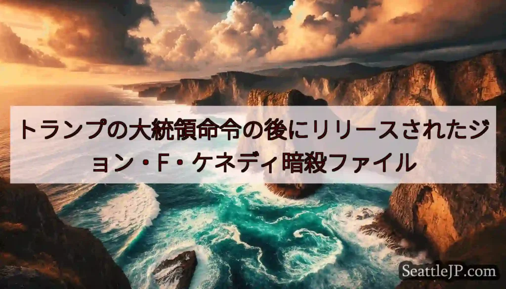 トランプの大統領命令の後にリリースされたジョン・F・ケネディ暗殺ファイル