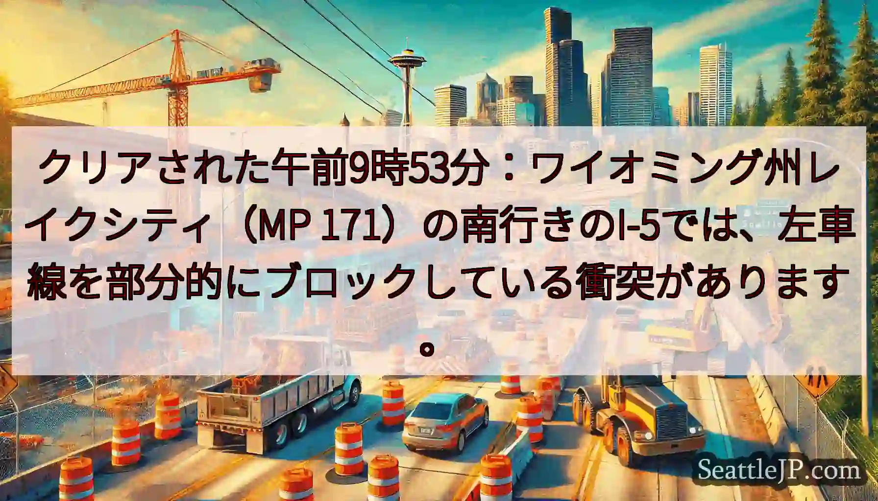 クリアされた午前9時53分：ワイオミング州レイクシティ（MP