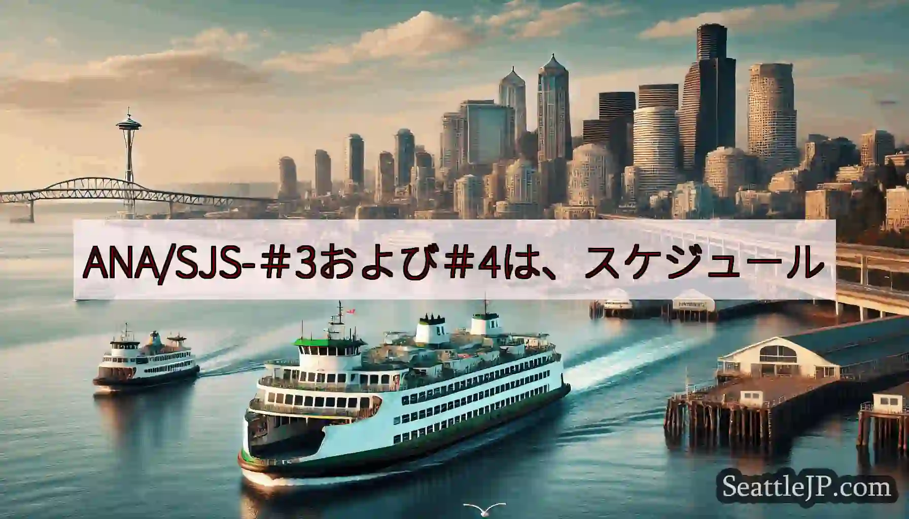 ANA/SJS-＃3および＃4は、スケジュールhttps://wsdot.com/ferries/s