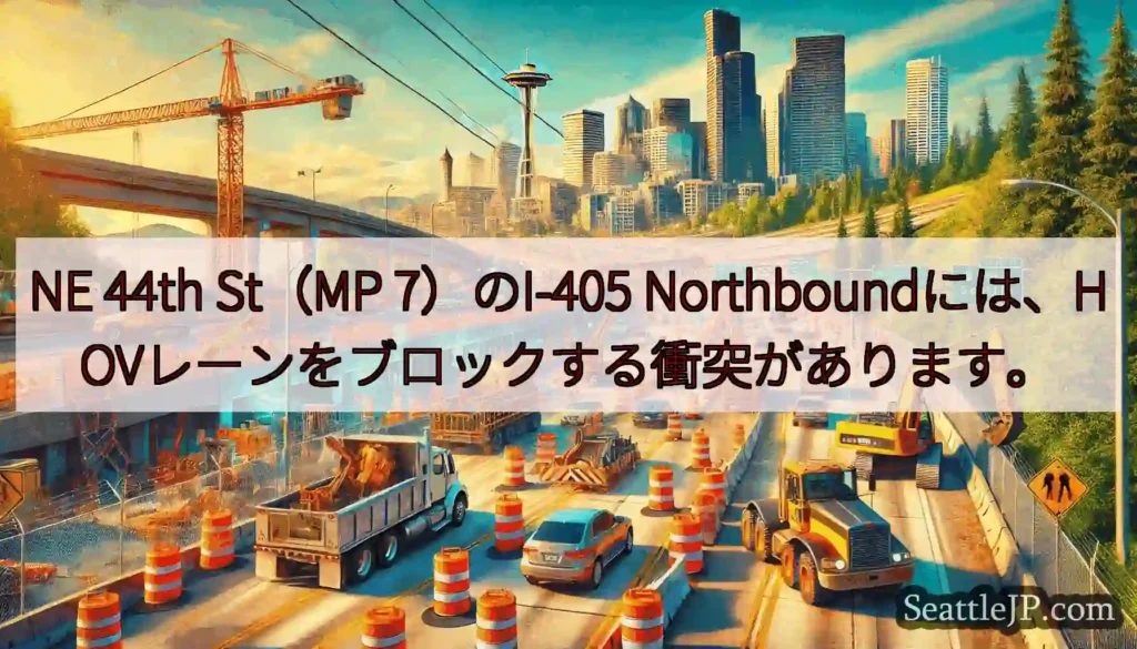 NE 44th St（MP 7）のI-405